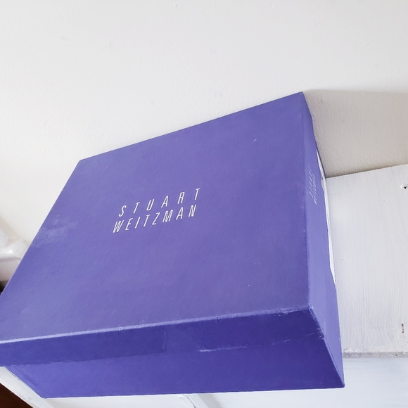 Stuart Weitzman Papoose Black Suede Booties - 8 - Picture 14 of 14